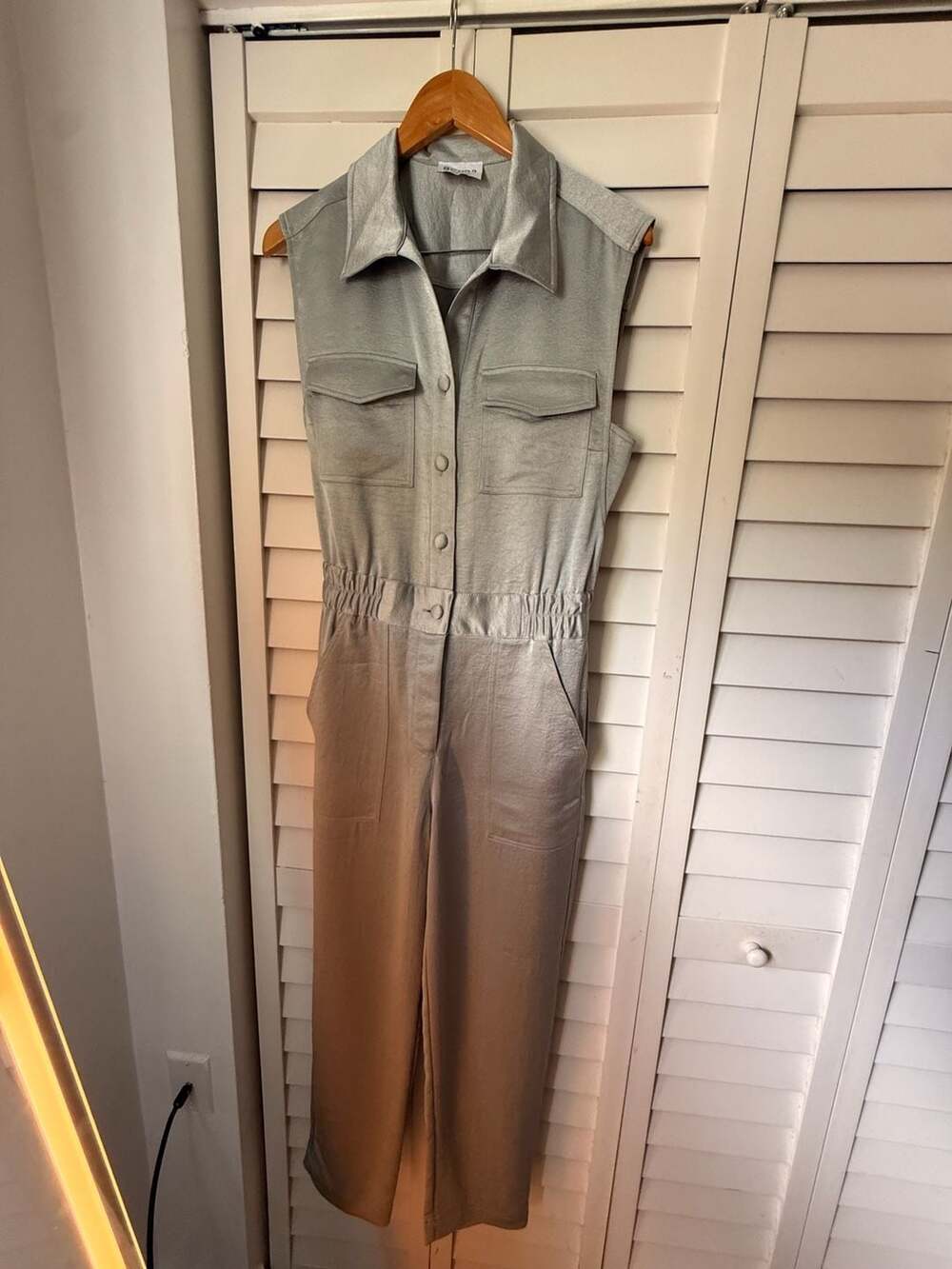 BOND 73 Sleeveless Utility Jumpsuit Size M